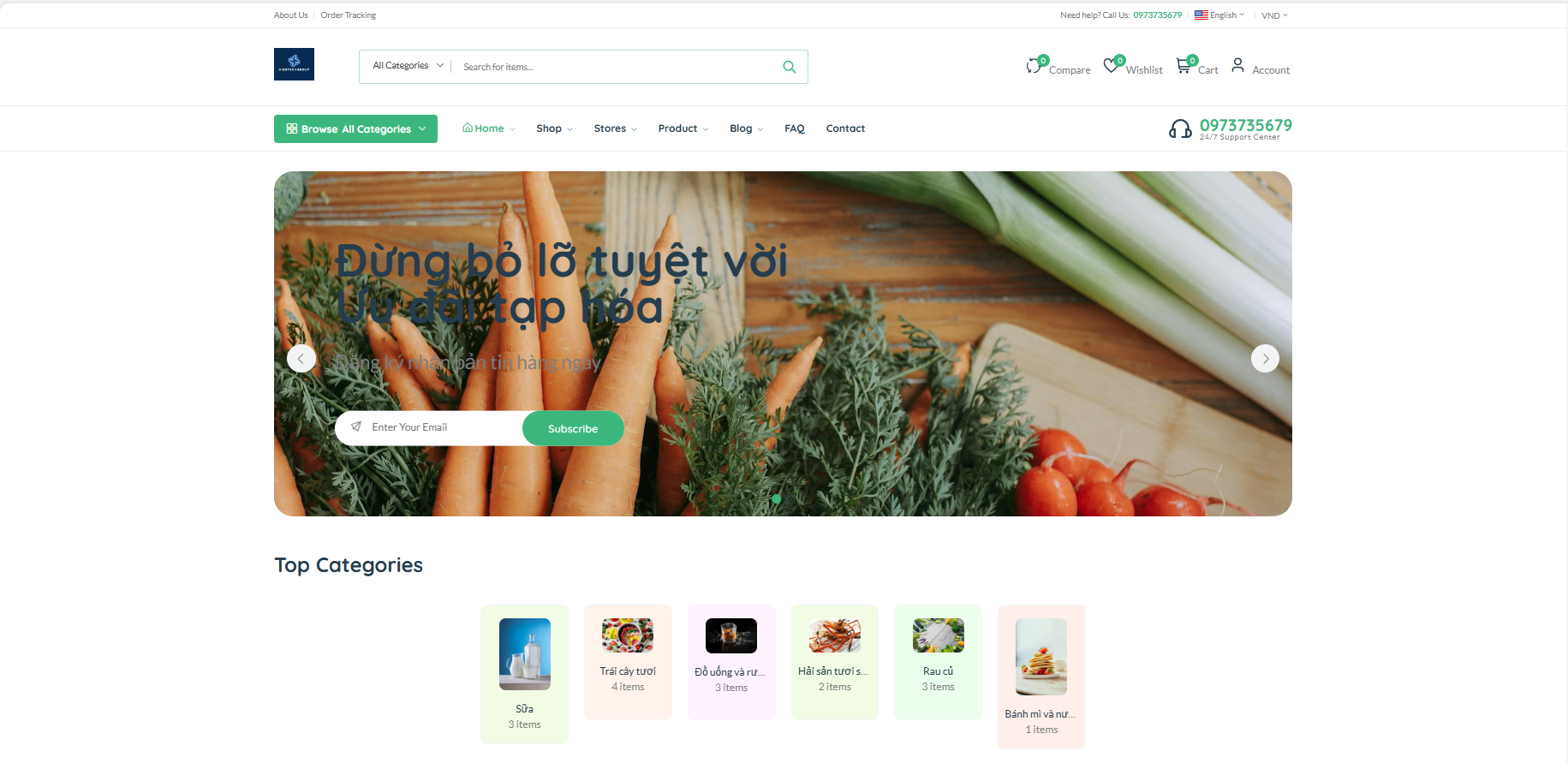 Organic | Organic food website preview