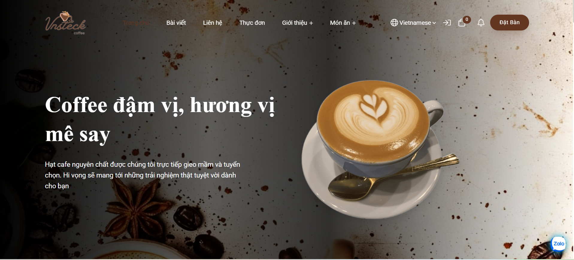 Coffee | Website Coffee Hisotech preview