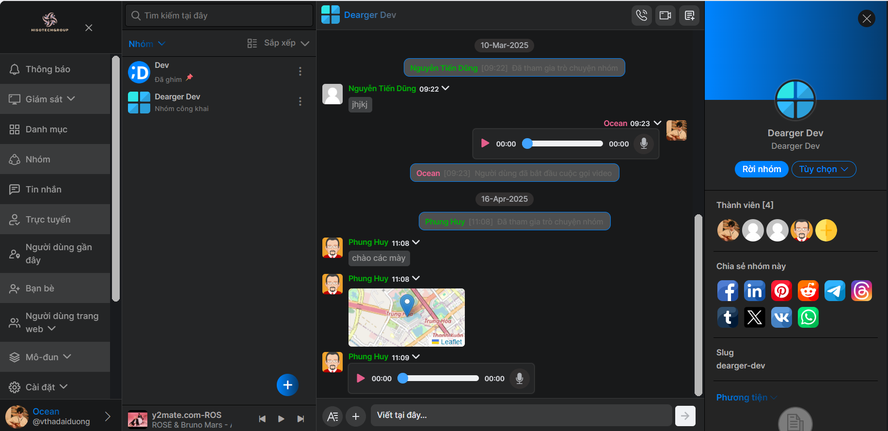 Chat | Nền tảng nhắn tin và giao tiếp trực tuyến preview