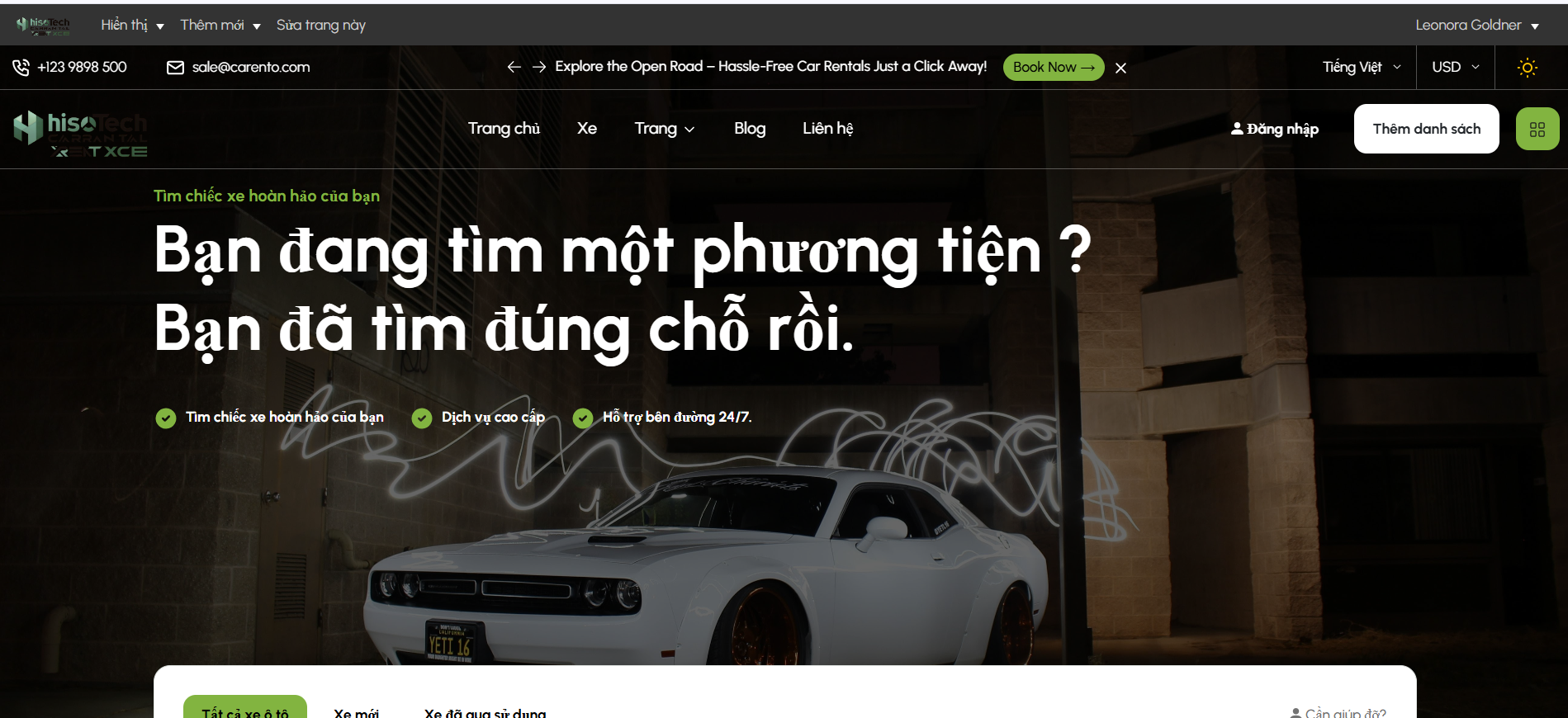 Carrental | Nền tảng cho thuê xe trực tuyến preview